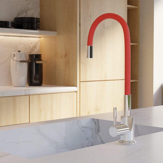 Flexopipe Kitchen Faucet - Red