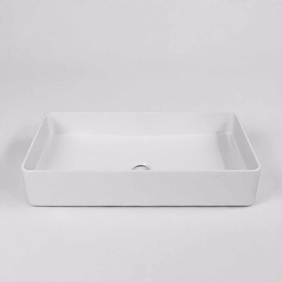 Valencia Rectangular Counter Basin - White